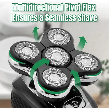 Men'S Multi-Function Washable Rotary Barber Shaver Razor 5D Remington RX5/XR7000/XR1500 Head Blade Smart Razor Accessories