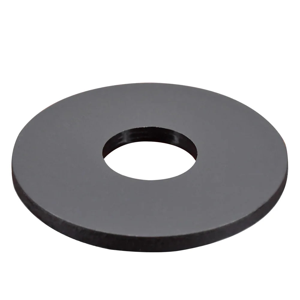 M2-M24 Black or White Nylon Flat Washers Rubber Spacer Plastic Washer Insulation Sealing Hard Gaskets For Screw Bolts