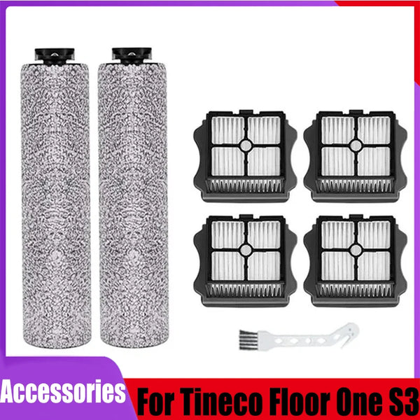 Main Roller Brush Filter Kits For Tineco IFloor 3 Floor One S3 Cordless Wet Dry Floor Washable Handheld Vacuum Accessories