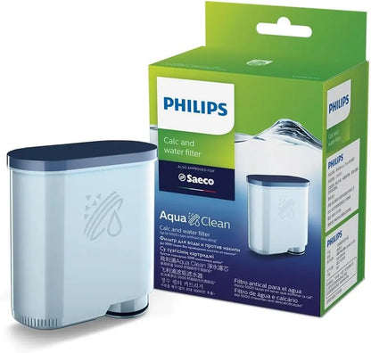 Compatible with Philips AquaClean CA6903/10 Water Filter 5000 Cups No Descaling Ion-Exchange Micro-Porous Click&Go for Saeco/Philips