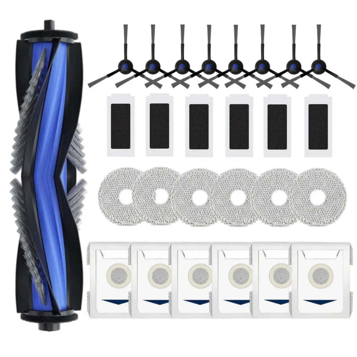 For Ecovacs Deebot T30 PRO OMNI/T30 OMNI/T30 MAX, Yeedi M12 Pro+/Ultra Plus Main Roller Side Brush Filter Dust Bag Mop Cloth