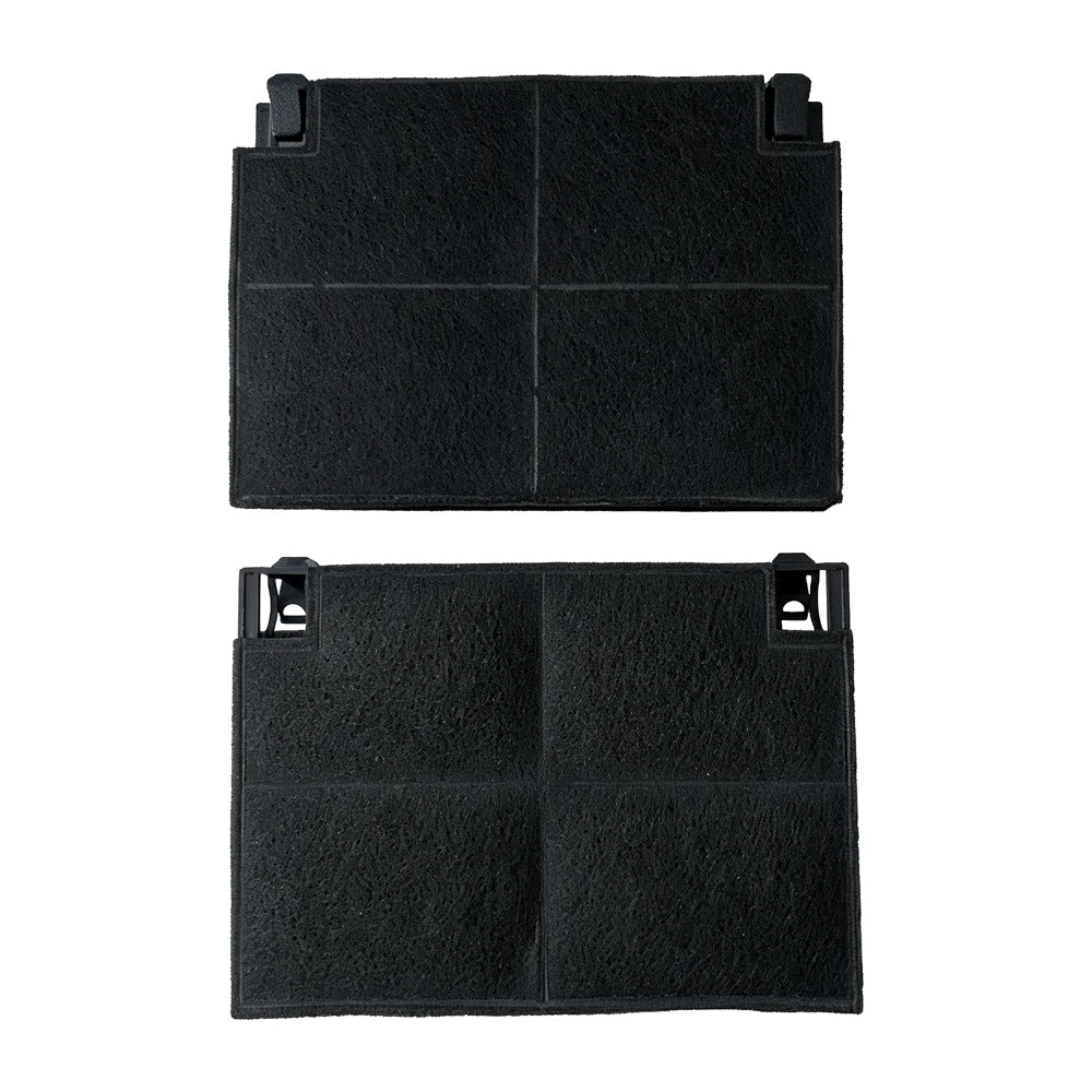 2Pcs Cooker Hood Activated Carbon Filter Replacement, Range Hood Charcoal Filter Insert 193×137×21mm