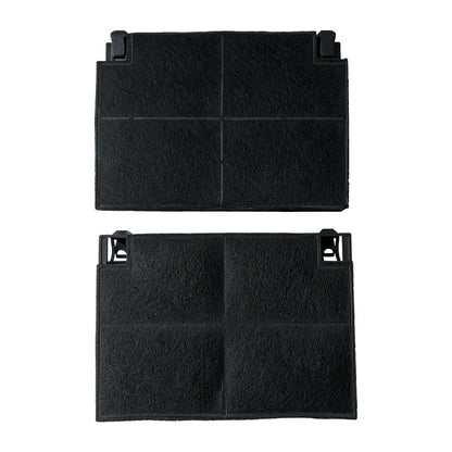 2Pcs Cooker Hood Activated Carbon Filter Replacement, Range Hood Charcoal Filter Insert 193×137×21mm