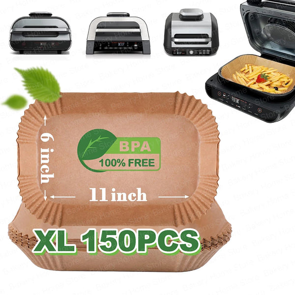 Large Air Fryer Disposable Liners For Ninja FG551 6-in-1 Grill Parchment Paper For Ninja Smart XL AirFryer Baking Accessories