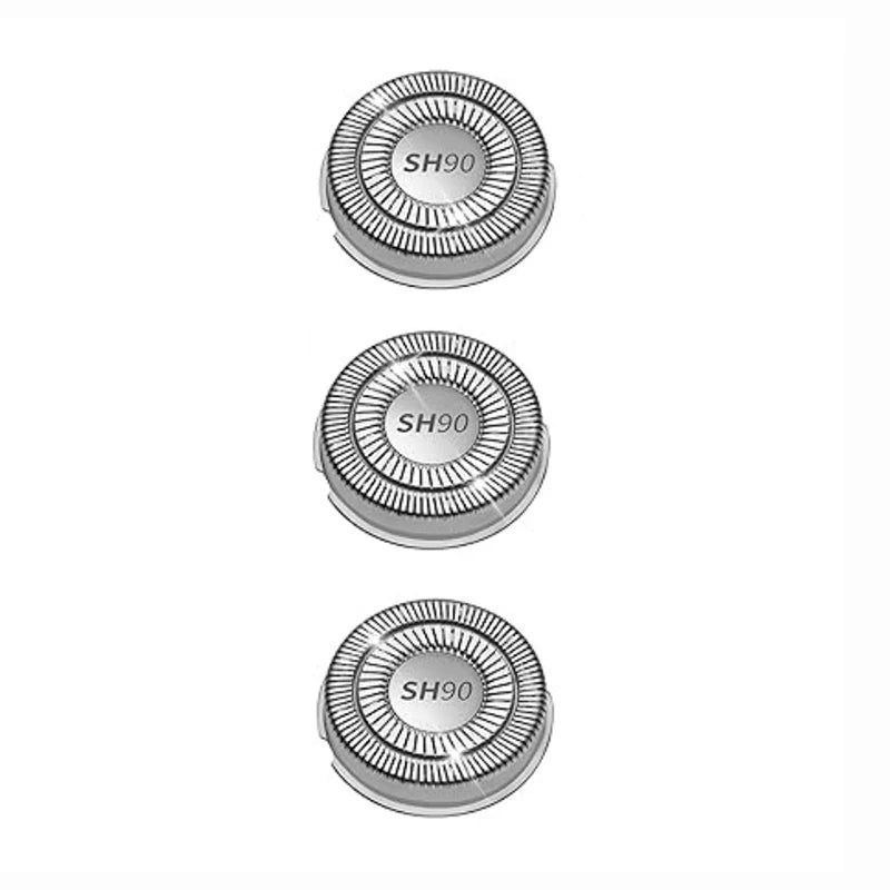SH90 Electric ShaverReplacement Blade Heads, Compatible with Philips Norelco Shaver S9000, SW6700/91 SW9700/83 S9311/27 S9311/84 S9311/87