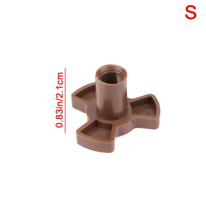 1pc Turntable Coupler Microwave Oven Turntable Roller Guide Support Coupler Tray Shaft Replacement Accessories