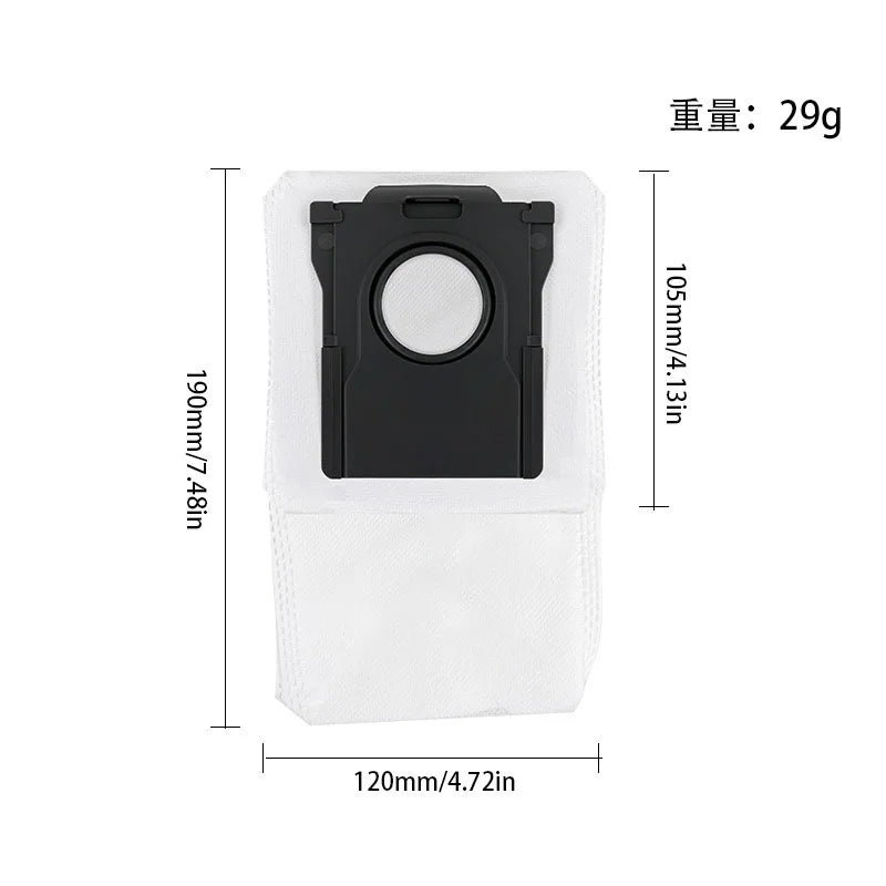 Dreame X50 Ultra/X50 Master/L50 Pro Ultra/L40S Pro Ultra/L40s Ultra/MOVA V50 Ultra Parts Main Brush Filter Mop Cloth Dust Bag