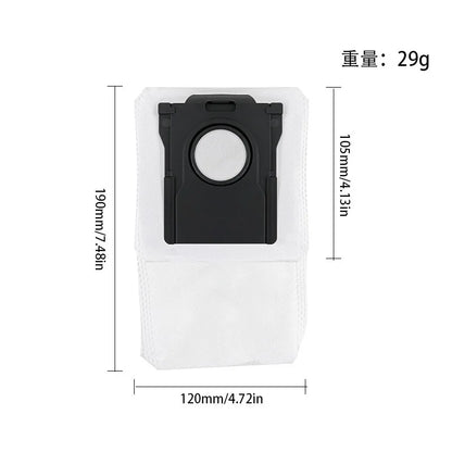 Dreame X50 Ultra/X50 Master/L50 Pro Ultra/L40S Pro Ultra/L40s Ultra/MOVA V50 Ultra Parts Main Brush Filter Mop Cloth Dust Bag