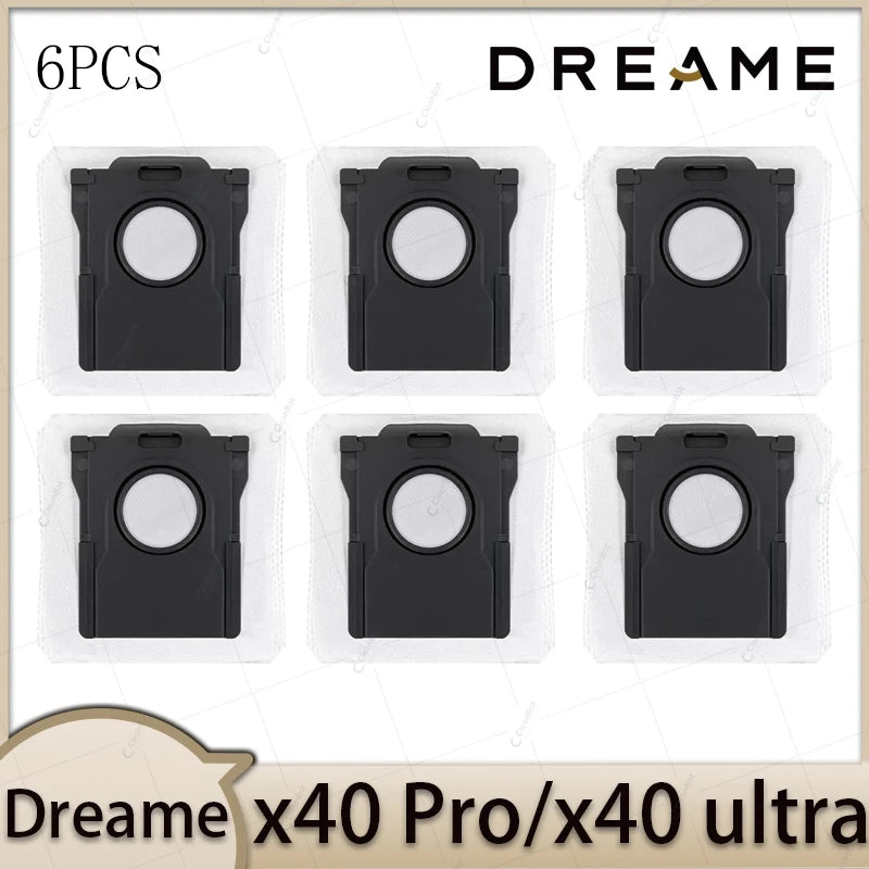 Dreame X40 Pro X40 Ultra Robot Vacuum Cleaner Accessories Main Brush Side Brush HEPA Filter Mop Cloths Dust Bag Par
