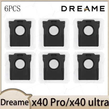 Dreame X40 Pro X40 Ultra Robot Vacuum Cleaner Accessories Main Brush Side Brush HEPA Filter Mop Cloths Dust Bag Par