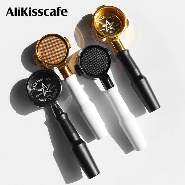 AliKisscafe 58mm Coffee Bottomless Portafilter Naked For E61 Gaggia Hibrew H7 H10a Espresso Machine Accessories Barista Tools