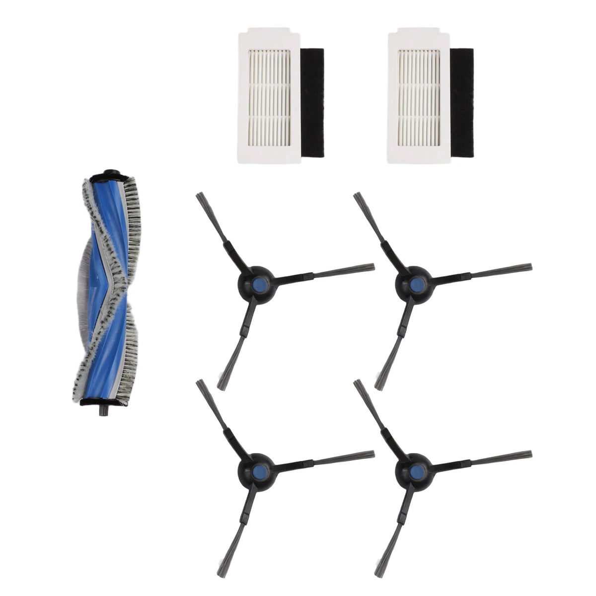 Main Brush Filter Kit For Home Cleaning For Robot Vacuum Maintenance Roller Brush Removes Dirt Traps Fine Particles