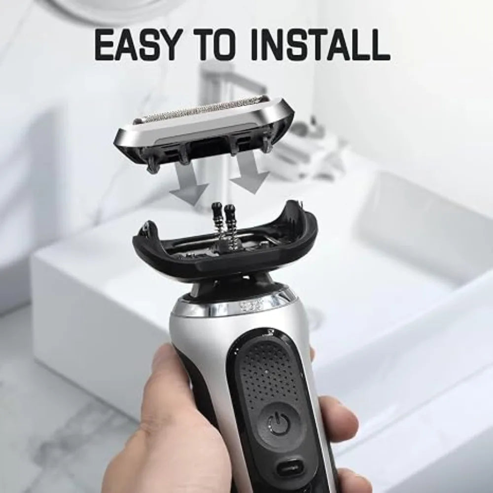 73S Replacement Shaver Head Compatible with Braun Series 7 — 1 / 2 Pack