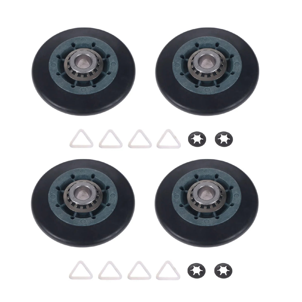 4pcs/1kit Dryer Drum Roller W10314173 According To The Factory Specifications Replacement Parts Compatible with General Brand