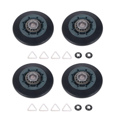 4pcs/1kit Dryer Drum Roller W10314173 According To The Factory Specifications Replacement Parts Compatible with General Brand