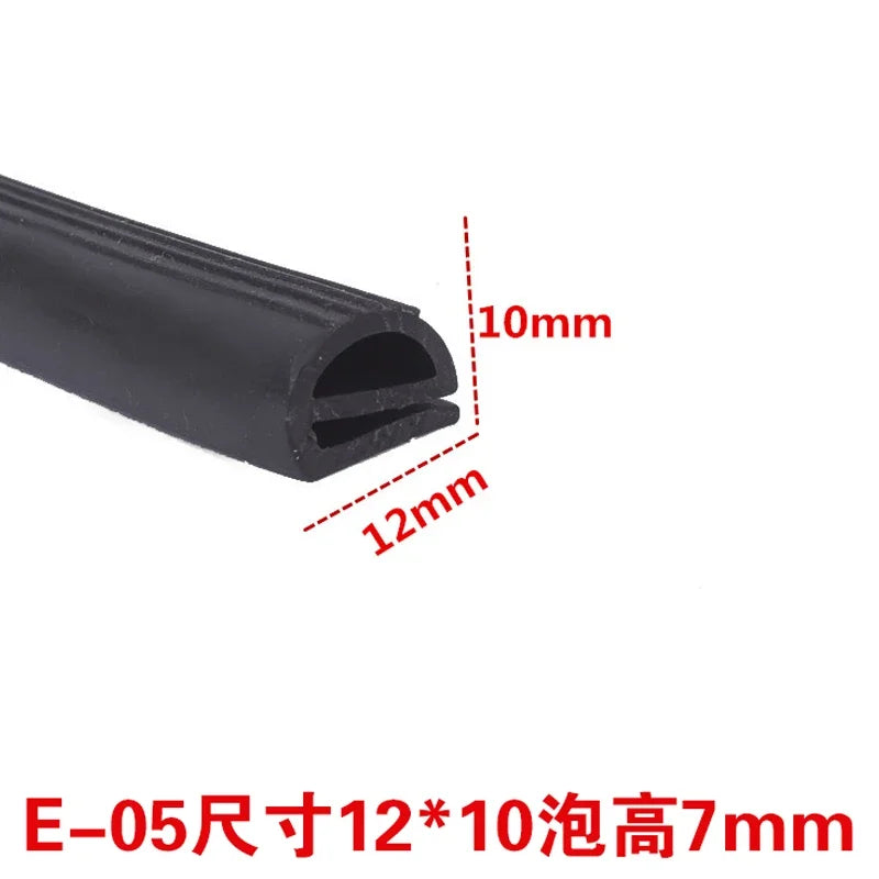 Silicone seal E Type Strip Red White E Shape Silicone Stirp Door Oven Freezer Door Oven Steaming