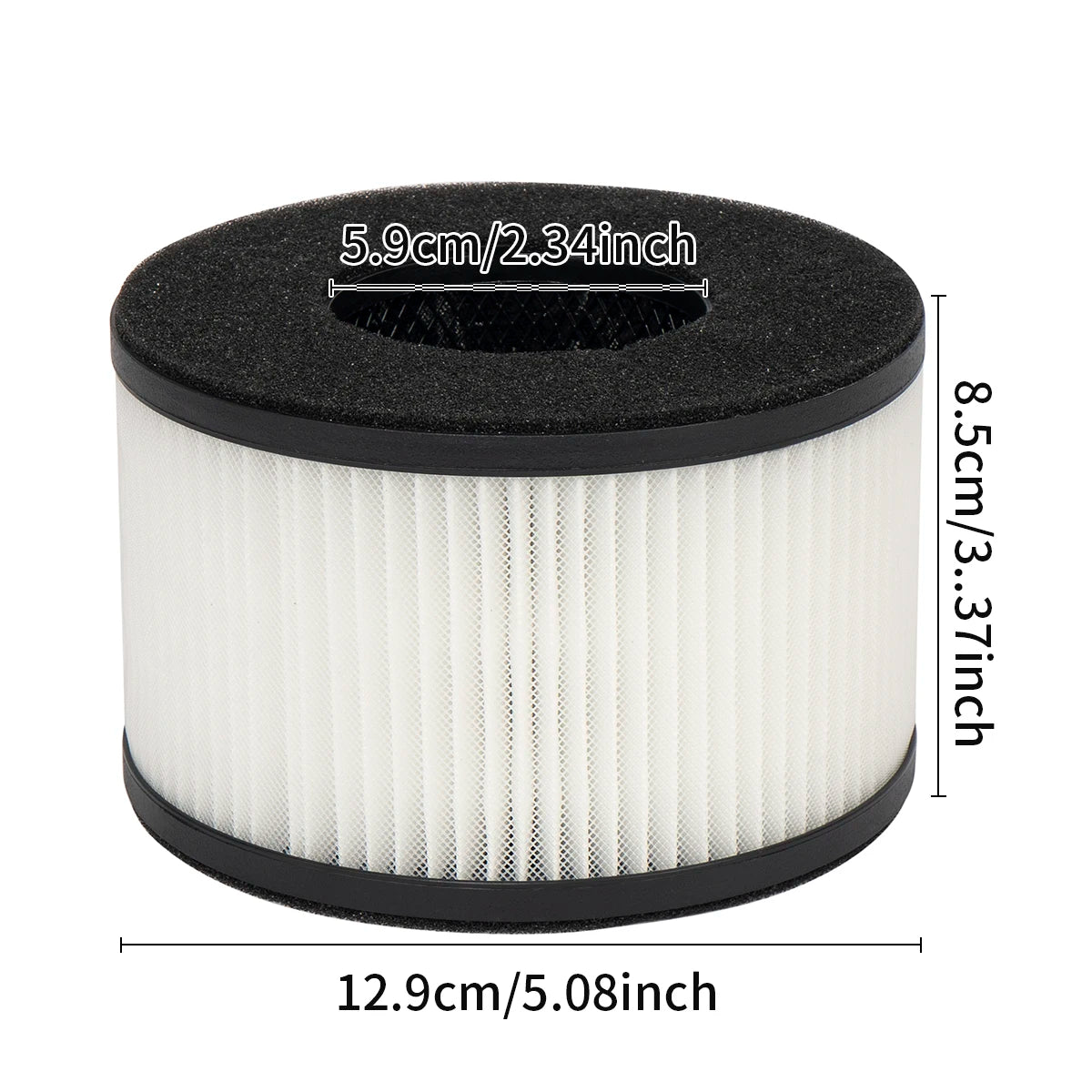 Replacement of BS-03 main filter, Compatible with PARTU BS-03 and Slevo air purifier BS-03, three in one filter with main filter