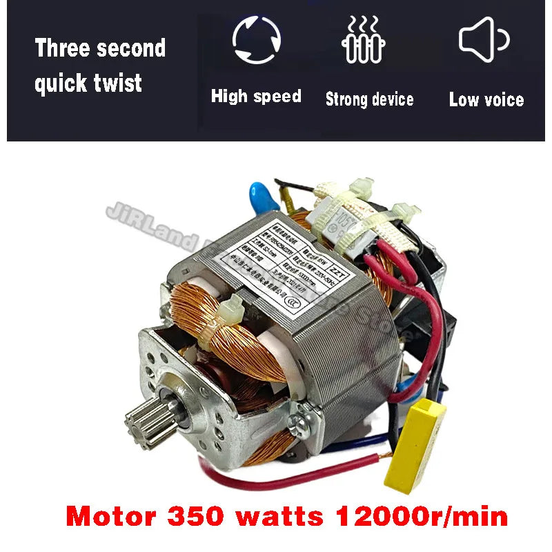 350W 12000 RPM electric cooking meat grinder repair motor accessories High temperature motor pure copper motor