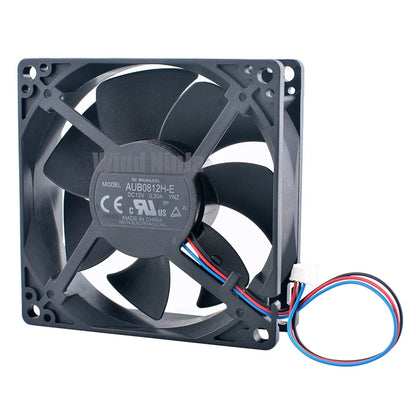 AUB0812H-E 8cm 80mm Fan 80x80x25mm DC12V 0.30A Axial Flow Fan Cooling Fan for Projectors