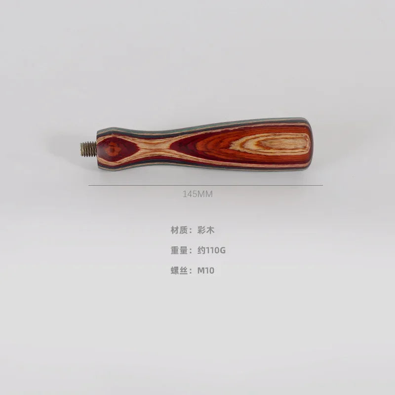 Coffee Solid Wooden Handle M10, Filter Holder Espresso Coffee Machine Tools Accessories For Barista Home