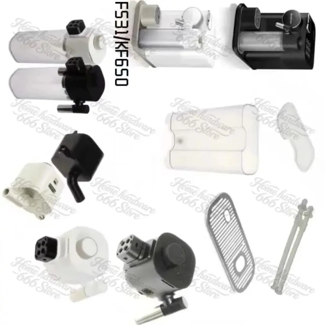 Milk Can And Water Tray Accessories Compatible with Capsule Coffee Machines, F531 En650