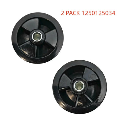 2 Pack 1250125034 Tumble Dryer Clamping Roller – Jockey Pulley for AEG Electrolux Zanussi