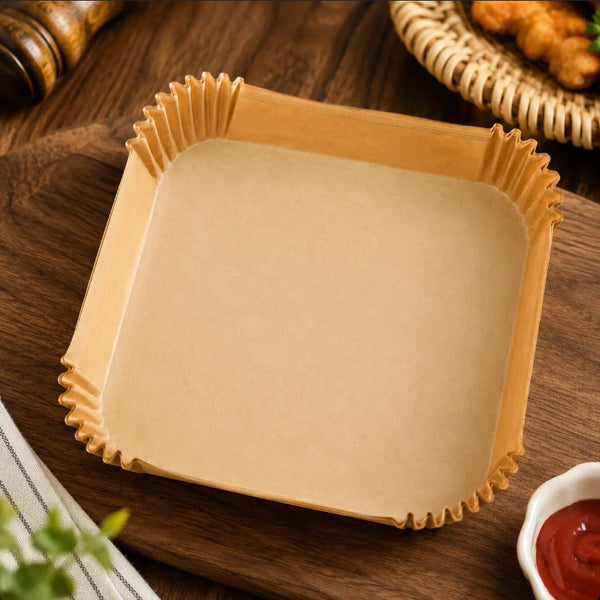 Air Fryer Paper Square Parchment Paper Disposable Paper Liner Oil-proof Paper for Microwave Oven Kitchen Cookers Accessories