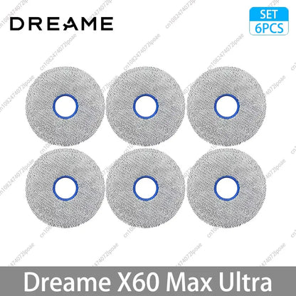 Dreame X60 Max Ultra Accessories Main Side Brush HEPA Filter Mop Cloths Dust Bag Vacuum Cleaner Replacement Spare Parts