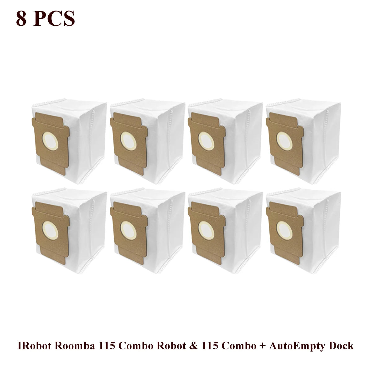 Compatible with IRobot Roomba 115 Combo/115 Combo+ Vacuum Cleaner Part Main Roller Brush Side Brush Filter Mop Pad Dust Bag Accessories