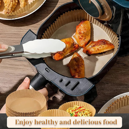 8.86IN/20CM Air Fryer Silicone Liners for Ninja AF140/AF14/ AF180/AF181 Non-Stick Airfryer Baking Tray for Philips HD9270 Basket