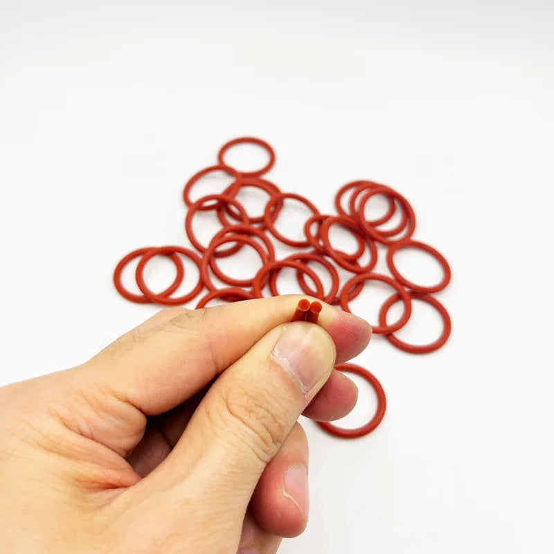 Silicone Red O Ring VMQ ORing Sealing Washer High Temperature Car Automotive Conditioner Plumbing Gaske