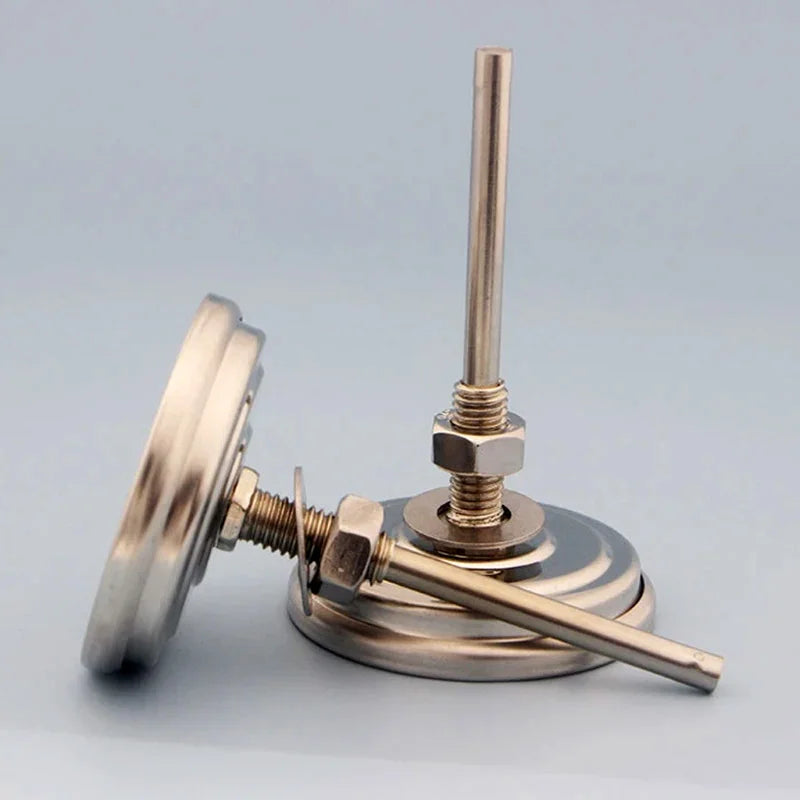 Stainless Steel BBQ Thermometer Meat Temperature Meter Barbecue Food Kitchen Cooking Grill Temperature Pit Gauge Tools 0-500℃