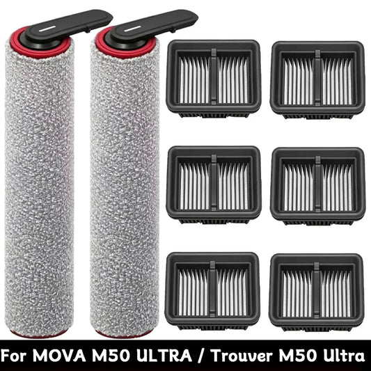 For MOVA M50 ULTRA / Trouver M50 Ultra Vacuum Main Roller Brush HEPA Filter Replacement Accessories
