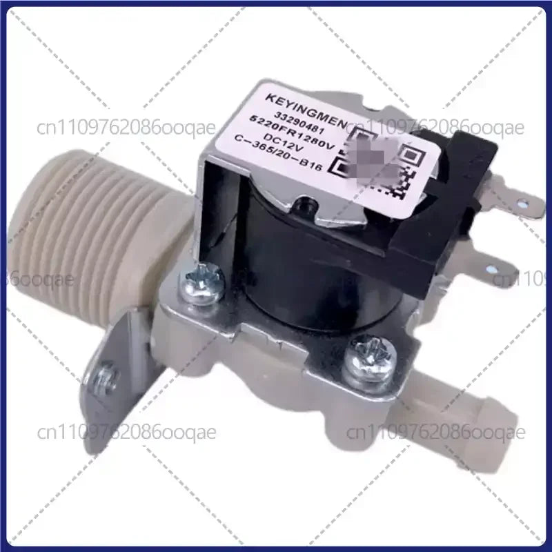 Inlet Valve Compatible with LG Washing Machine 5220FR1280V Single-head water inlet solenoid valve DC12V Accessories