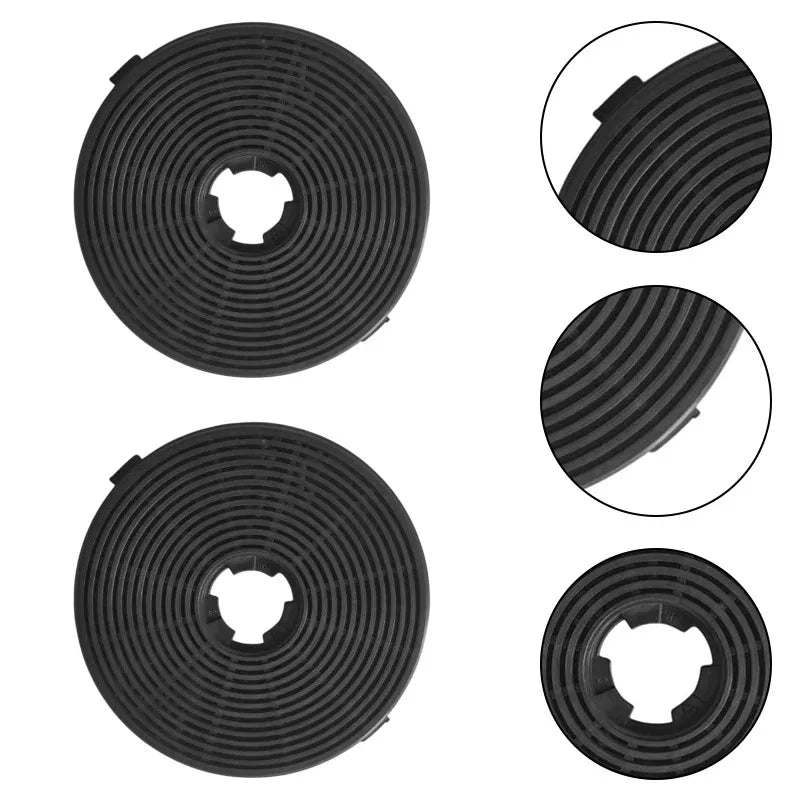 2 PCS 135mm135mm18mm Activated Carbon Filters, Home Kitchen Range Hood Replacement Appliance Parts