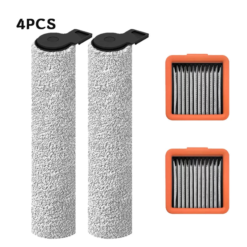 For UWANT D100/ D100 PRO/ D500 / D500 PRO/D600 Robot Vacuum Cleaner Main Roller Brush HEPA Filters Replacement Accessories
