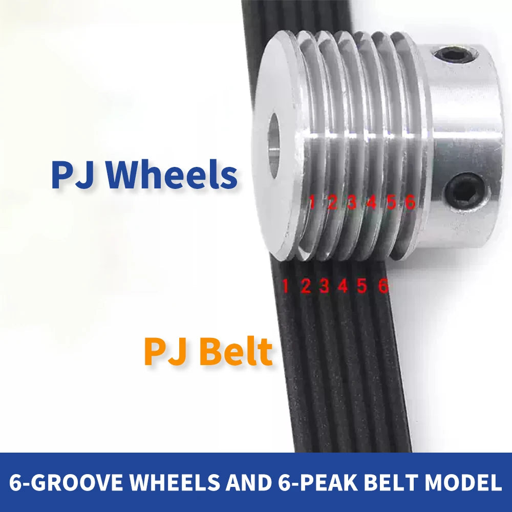 555J to 1181J or PJ1410 to PJ3000 PJ Rubber Multi Wedge Belt PJ Multi Groove Belt Conveyor Belt Transmission Belt PJ Ribbed Belt