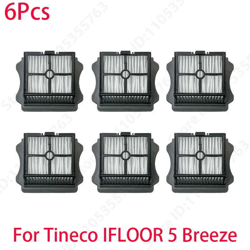 For Tineco IFLOOR 5 Breeze Complete Wet/Dry All-in-One Vacuum Cleaner Spare Parts Brush Roller and HEPA Filter Replacement Acces