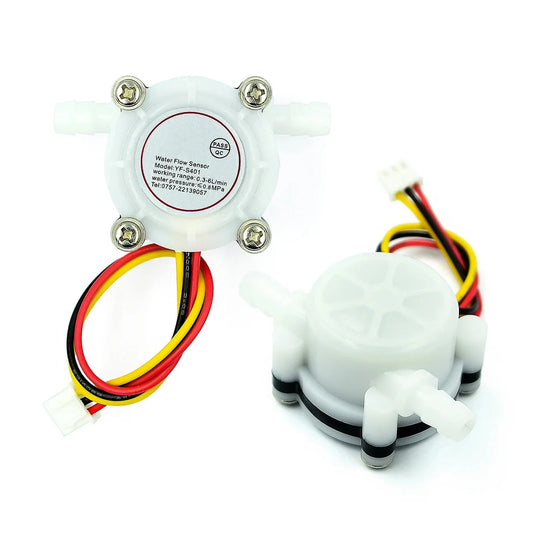 Water Coffee Flow Sensor Switch Meter Flowmeter Counter 0.3-6L/min inner diameter 2mm YF-S401