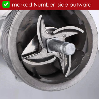 1Pcs/2 Pcs #12 Meat Grinder Blade Stainless Steel Knife Cutter Replacement for Grinders