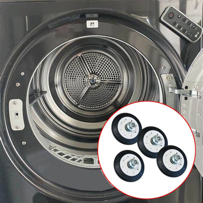 4Pcs Dryer Roller Replacement Kit AP6985402 4581el3001E Accessory Repair Kit