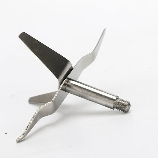 Juicer, cooking machine, mixer cutter head/blade, stainless steel, 4 leaves