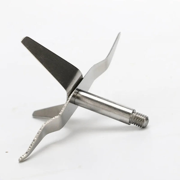 Juicer, cooking machine, mixer cutter head/blade, stainless steel, 4 leaves