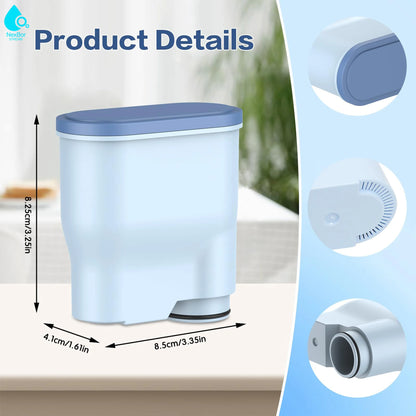 3 Pack CA6903 Coffee Filter Compatible with Philips AquaClean and Saeco Automatic Coffee Machine Water Filter
