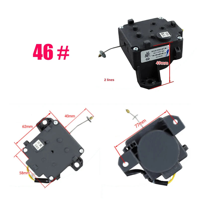 Fully Automatic Washing Machine Tractor Drain Switch Drain Motor Drain Valve Dehydration Motor