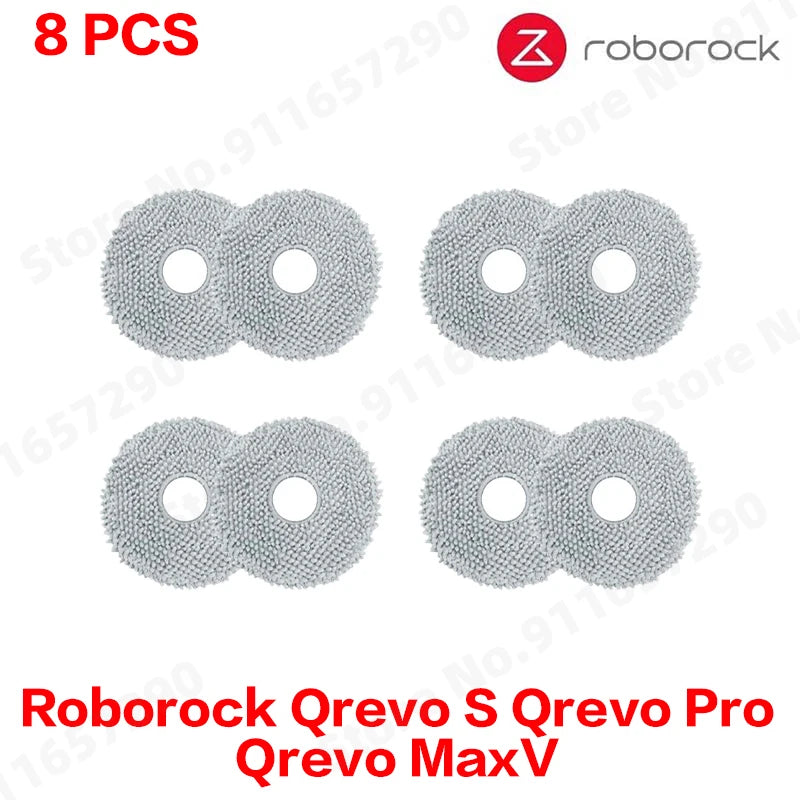 Compatible with Roborock Qrevo S Qrevo Pro Qrevo MaxV Robot Vacuum Parts Main Roller Side Brush Hepa Filter Mop Pad Cloth Dust Bag Accessories