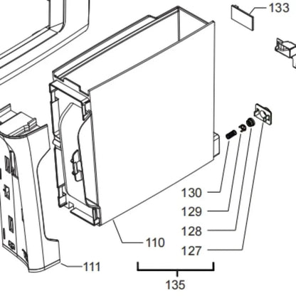Apply Compatible with Philips Coffee Machine EP2121 EP2136 EP2131 EP3146 EP3321 Water Tank