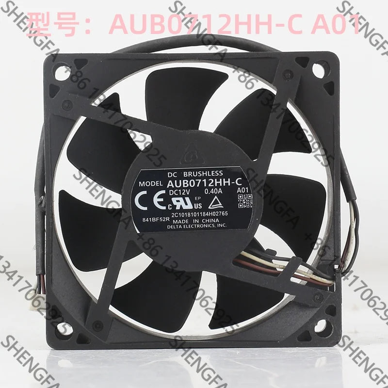 Delta AC EC 7025 7CM 70X70X25MM 3-wire Acer Projector inverter server AUB0712HH-C coolingfan DC12V 0.40A