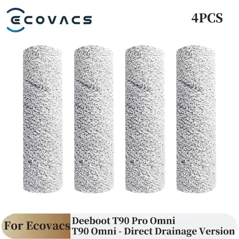 For Ecovacs Deebot T90 Pro Omni/T90 Omni Robot Vacuum Cleaner Parts Main Roller Side Brush Filter Mop Cloth Dust Bag Accessories