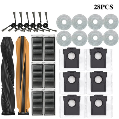 Dreame X50 Ultra/X50 Master/L50 Pro Ultra/L40S Pro Ultra/L40s Ultra/MOVA V50 Ultra Parts Main Brush Filter Mop Cloth Dust Bag